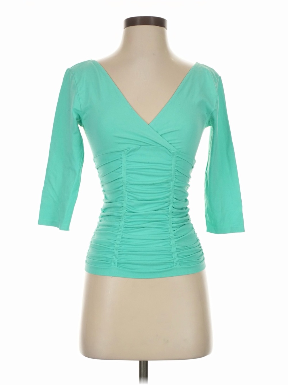 Aqua 3/4 sleeve top